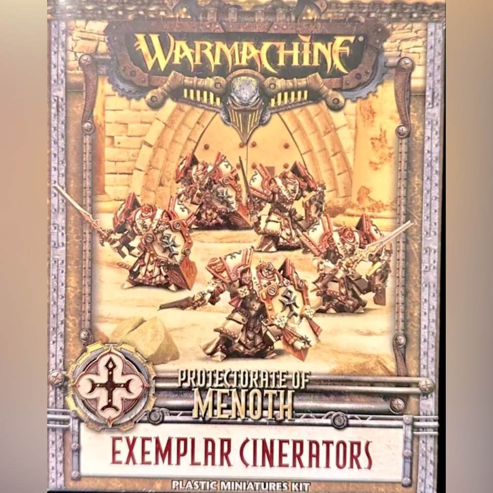 HORDES WARMACHINE PROTECTORATE MENOTH EXEMPLAR CINERATORS - NO CARDS/BOX